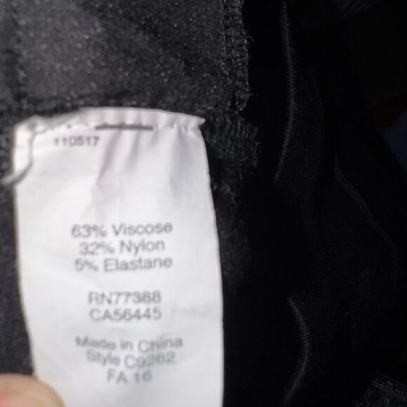 J‎ Crew Women's The GiGi Pant Comfy Stretchy Straight Black Pants Size 2 Petite - Picture 7 of 8